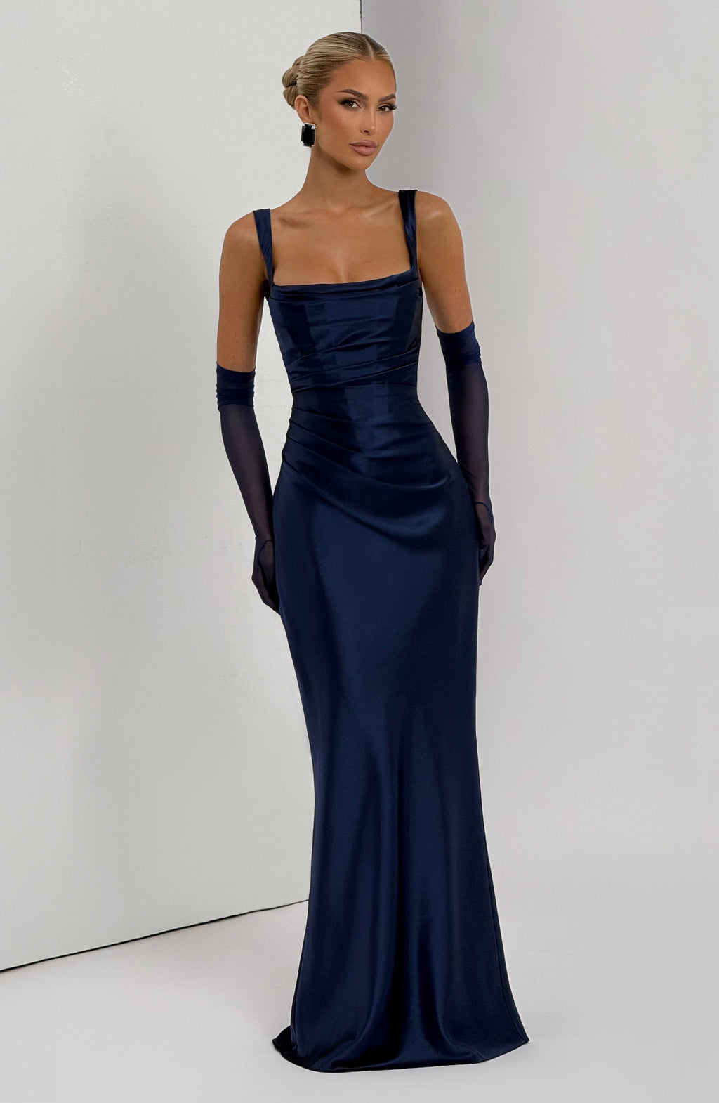 Baby Boo Racer Elegant Blue Maxi Dress - Calanthe Maxi Dress by Babyboo Fashion