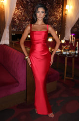 Calanthe Maxi Dress - Red Dress Babyboo Fashion Premium Exclusive Design