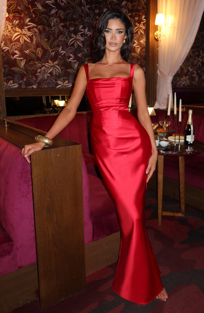 Buy Red Maxi Dress - Calanthe Maxi Dress - Babyboo Fashion Buy Red Maxi Dress - Calanthe Maxi Dress - Babyboo Fashion