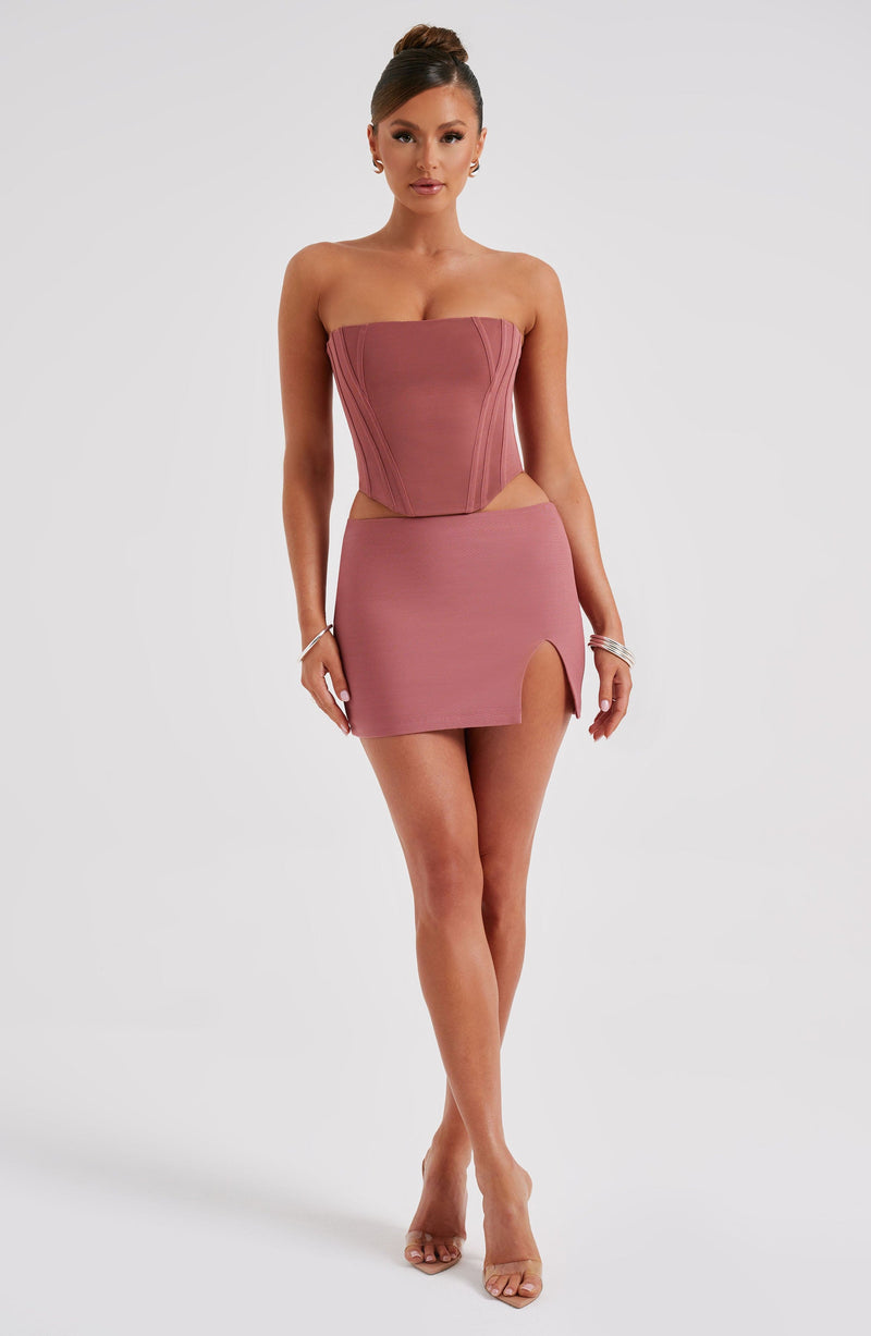 Cami Corset - Rose Pink Tops Babyboo Fashion Premium Exclusive Design
