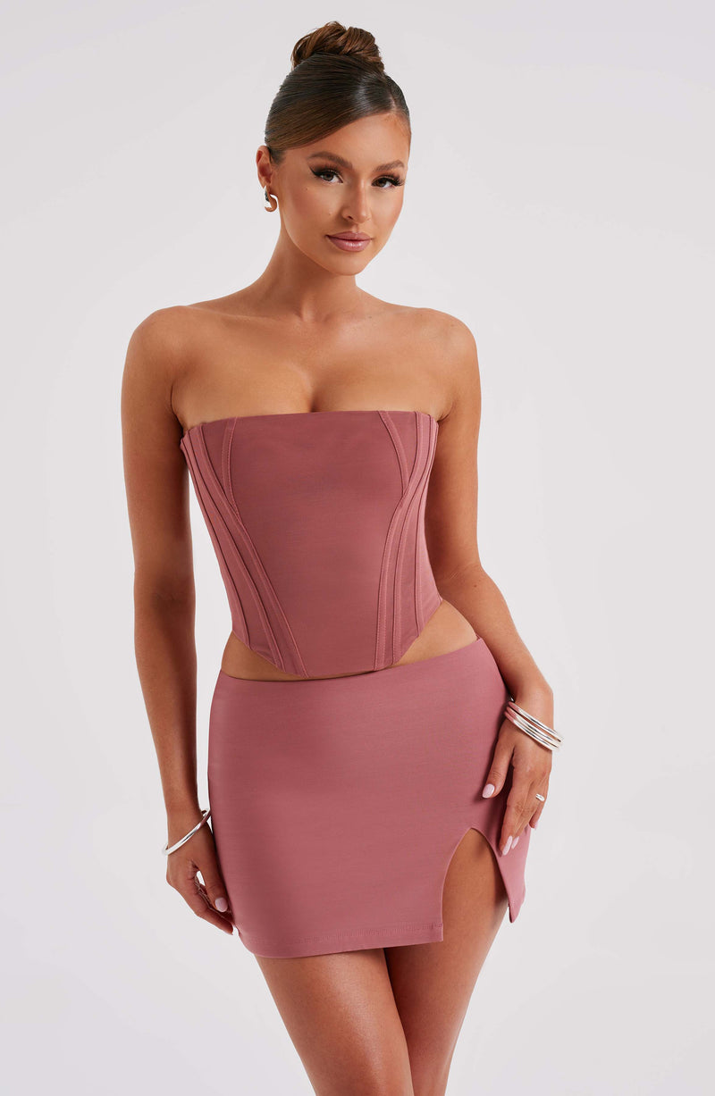 Cami Corset - Rose Pink Tops XS Babyboo Fashion Premium Exclusive Design