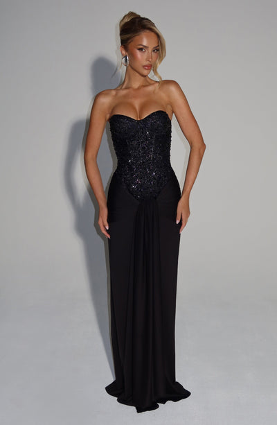Carina Maxi Dress - Black Carina Maxi Dress - Black