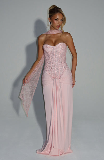 Carina Maxi Dress - Blush Carina Maxi Dress - Blush
