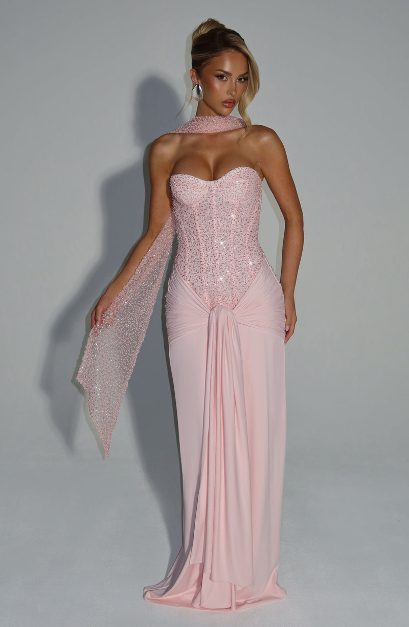 Carina Maxi Dress - Blush Carina Maxi Dress - Blush
