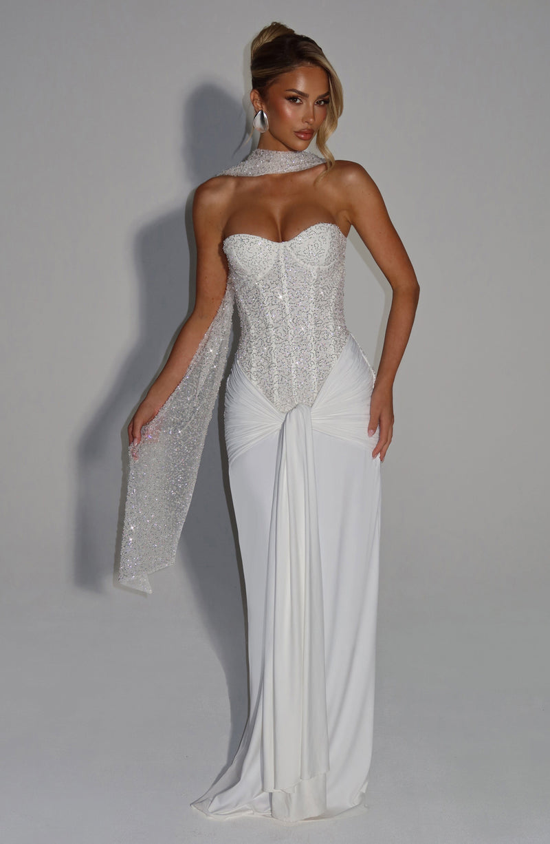 Carina Maxi Dress - Ivory Carina Maxi Dress - Ivory