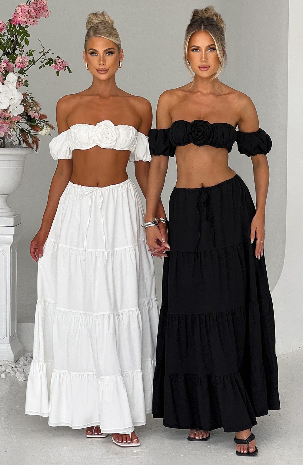 Carmen Maxi Skirt - Moonless Black