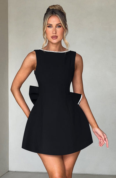 Carrie Mini Dress - Black Babyboo Fashion Carrie Mini Dress - Black Babyboo Fashion