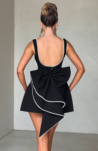 Carrie Mini Dress - Black Carrie Mini Dress - Black
