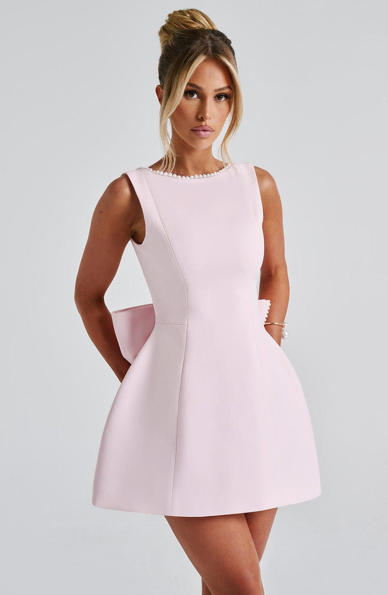 Babyboo Carrie Mini Dress in Blush Size XS