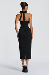 Cassia Midi Dress - Black Dress Babyboo Fashion Premium Exclusive Design