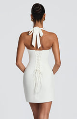 Cassia Mini Dress - Ivory Dress Babyboo Fashion Premium Exclusive Design