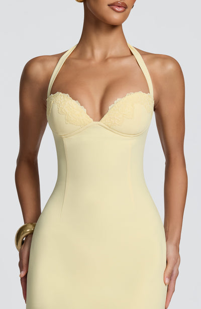 Shop the Cassia Mini Dress - Lemon | Babyboo Fashion