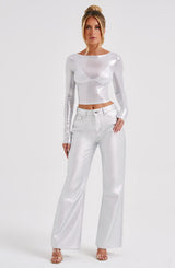 Cassidy Pant - Silver Pants Babyboo Fashion Premium Exclusive Design