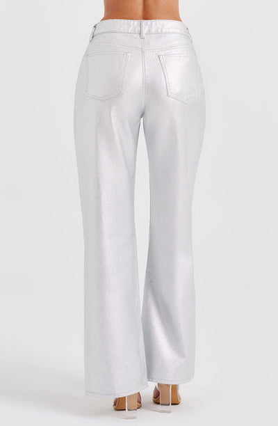 Cassidy Pant - Silver Pants Babyboo Fashion Premium Exclusive Design
