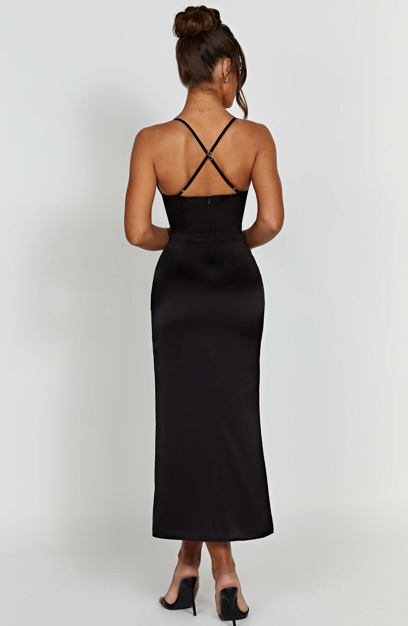 Cece Midi Dress - Black Dress Babyboo Fashion Premium Exclusive Design