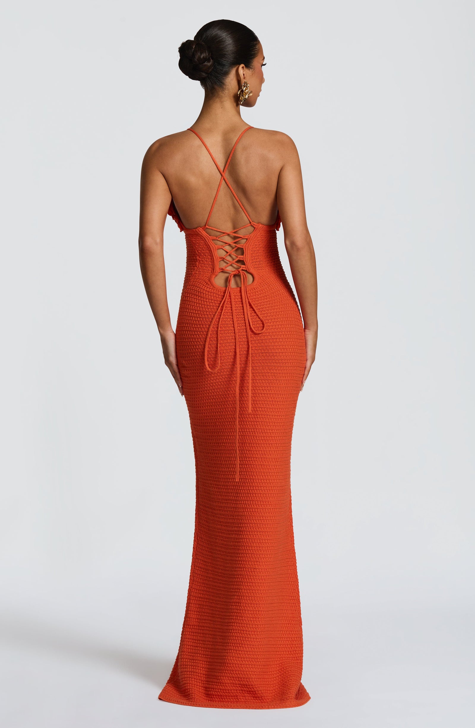 Celaena Maxi Dress - Orange Dress Babyboo Fashion Premium Exclusive Design