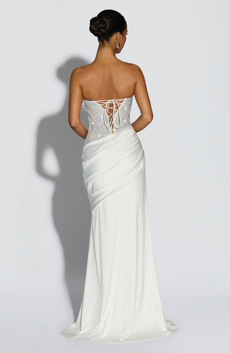 Celestia Maxi Dress - Ivory Celestia Maxi Dress - Ivory