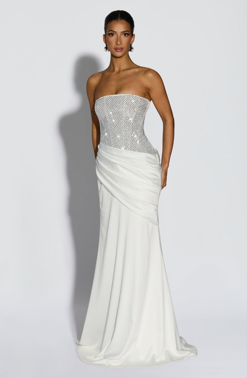 Celestia Maxi Dress - Ivory Celestia Maxi Dress - Ivory