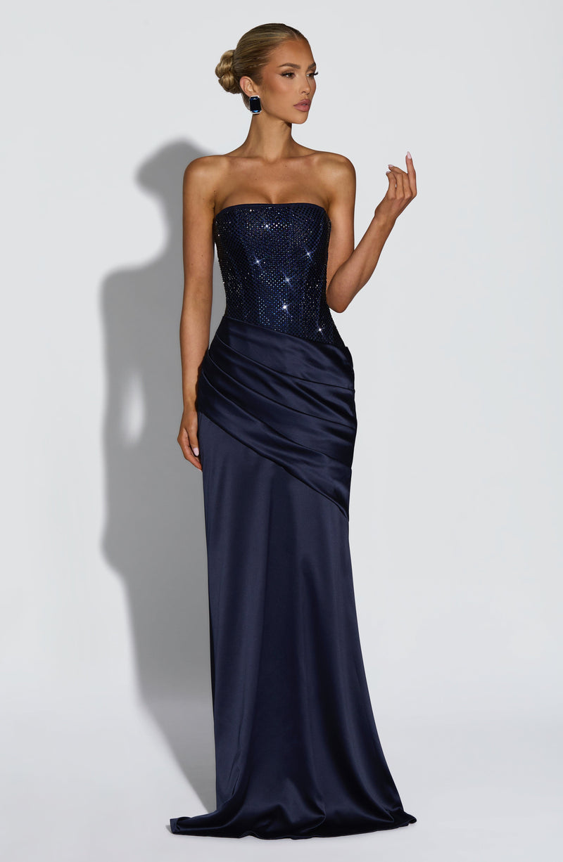 Buy Blue Maxi Dress - Celestia Maxi Dress - Navy | Babyboo Fashion Buy Blue Maxi Dress - Celestia Maxi Dress - Navy | Babyboo Fashion