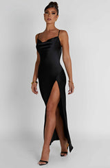 Celestina Maxi Dress - Black Dress Babyboo Fashion Premium Exclusive Design