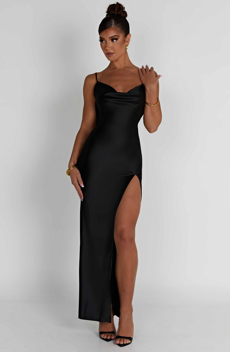 Celestina Maxi Dress - Black Dress XS Babyboo Fashion Premium Exclusive Design