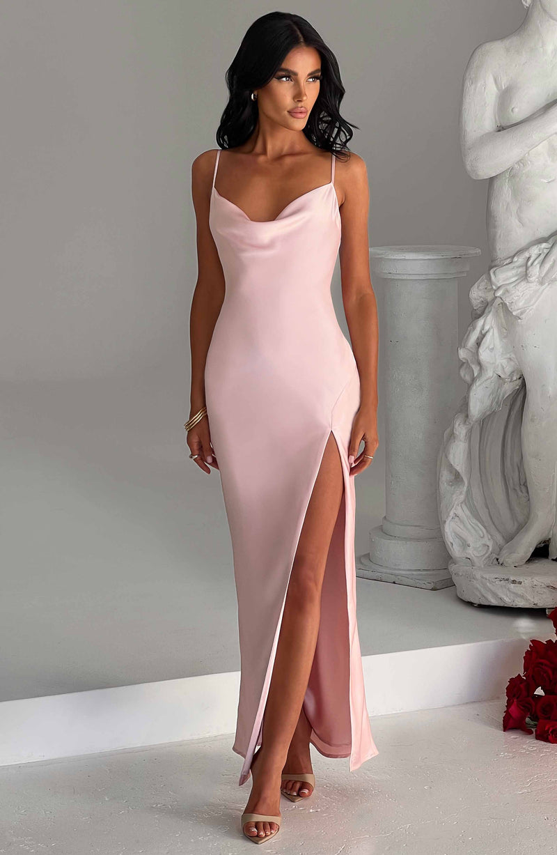 Celestina Maxi Dress - Blush Dress Babyboo Fashion Premium Exclusive Design