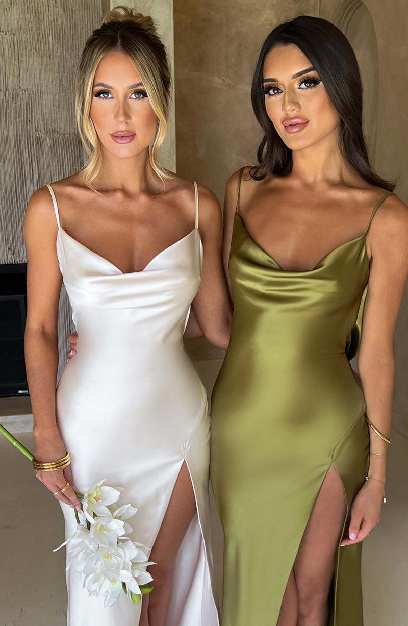 Celestina Maxi Dress - Ivory Dress Babyboo Fashion Premium Exclusive Design
