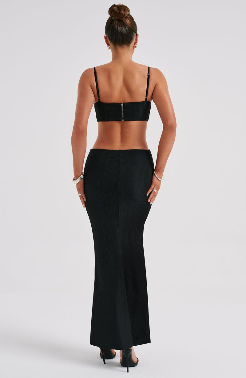 Celine Maxi Dress - Black – BABYBOO