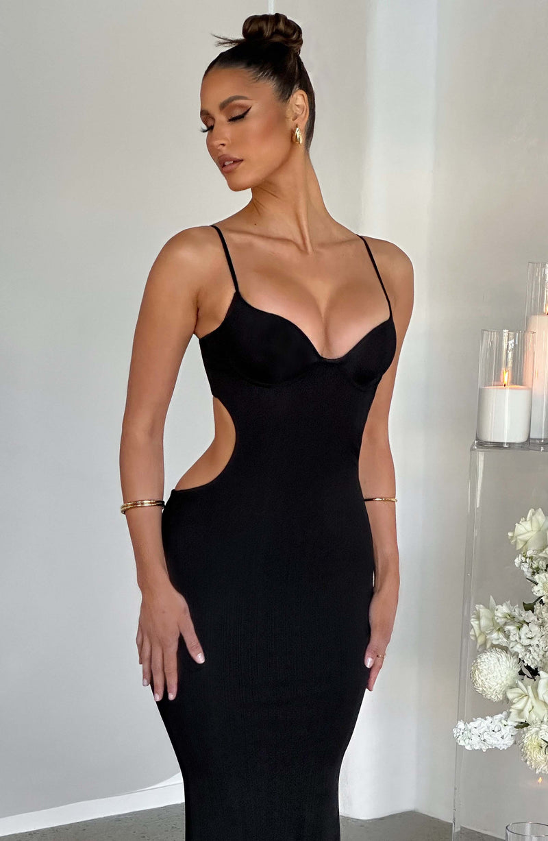 Celine Maxi Dress - Black Dress Babyboo Fashion Premium Exclusive Design
