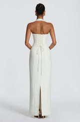 Charlotte Maxi Dress - Ivory Dress Babyboo Fashion Premium Exclusive Design