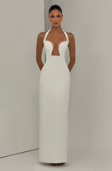 Charlotte Maxi Dress - Ivory Dress Babyboo Fashion Premium Exclusive Design