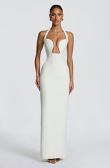 Charlotte Maxi Dress - Ivory Dress XS Babyboo Fashion Premium Exclusive Design