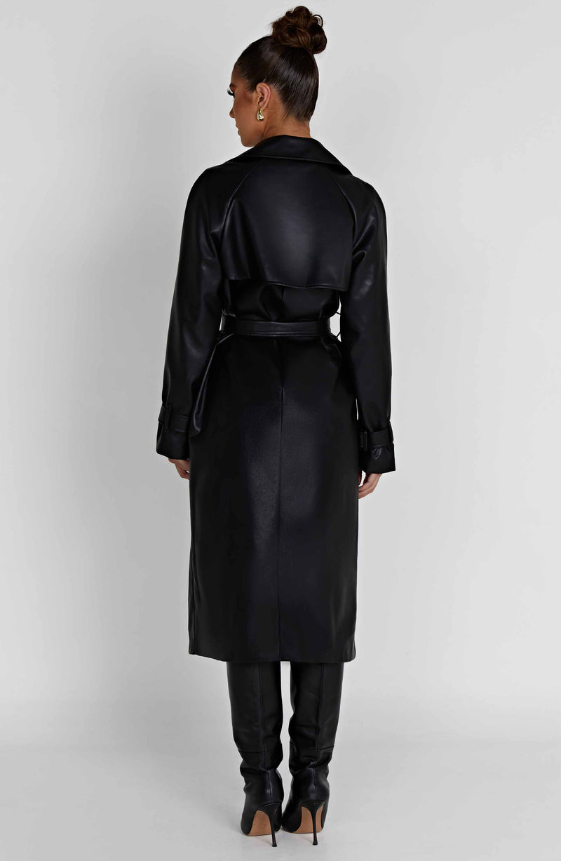Chi Trench Coat - Black Jackets Babyboo Fashion Premium Exclusive Design