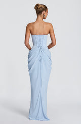 Chiara Maxi Dress - Glacier Blue Dress Babyboo Fashion Premium Exclusive Design