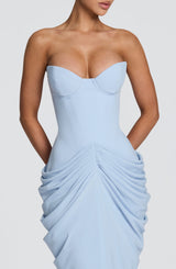 Chiara Maxi Dress - Glacier Blue Dress Babyboo Fashion Premium Exclusive Design