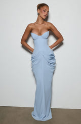 Chiara Maxi Dress - Glacier Blue Dress XS Babyboo Fashion Premium Exclusive Design