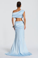 Claudette Maxi Skirt - Glacier Blue Skirt Babyboo Fashion Premium Exclusive Design