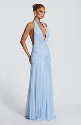 Cleo Maxi Dress - Glacier Blue Dress Babyboo Fashion Premium Exclusive Design