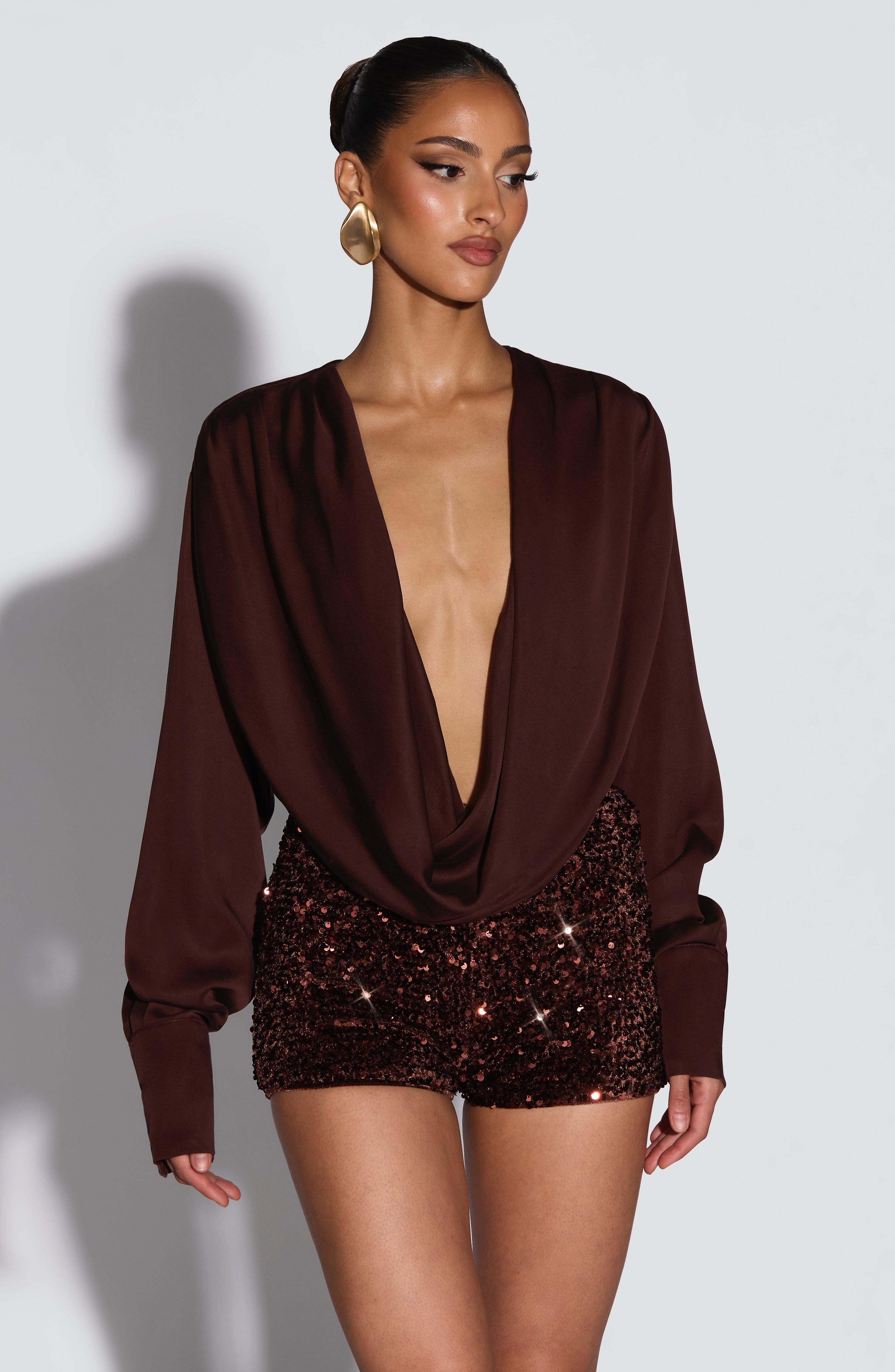 KARLITA  BODYSUIT - PLUM