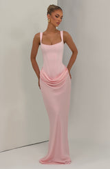 Cornelia Maxi Dress - Blush Dress Babyboo Fashion Premium Exclusive Design
