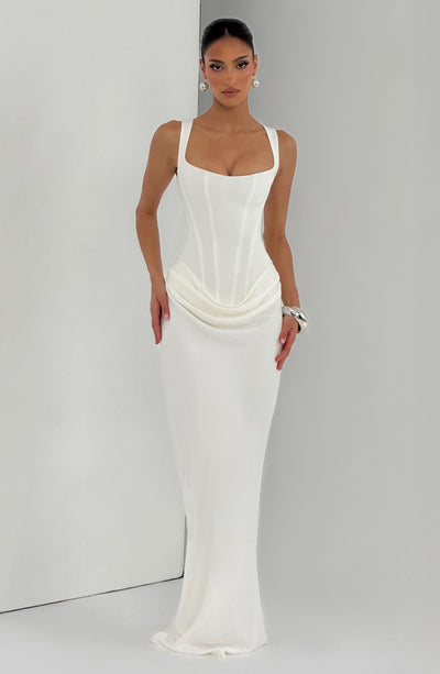white maxi dress near me Cornelia Maxi Dress