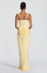 Cornelia Maxi Dress - Lemon Dress Babyboo Fashion Premium Exclusive Design