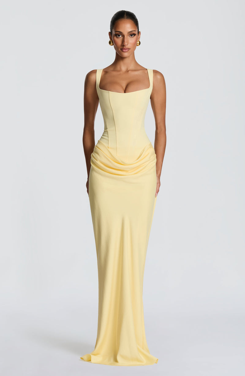 Yellow Maxi Dress - Cornelia Maxi Dress