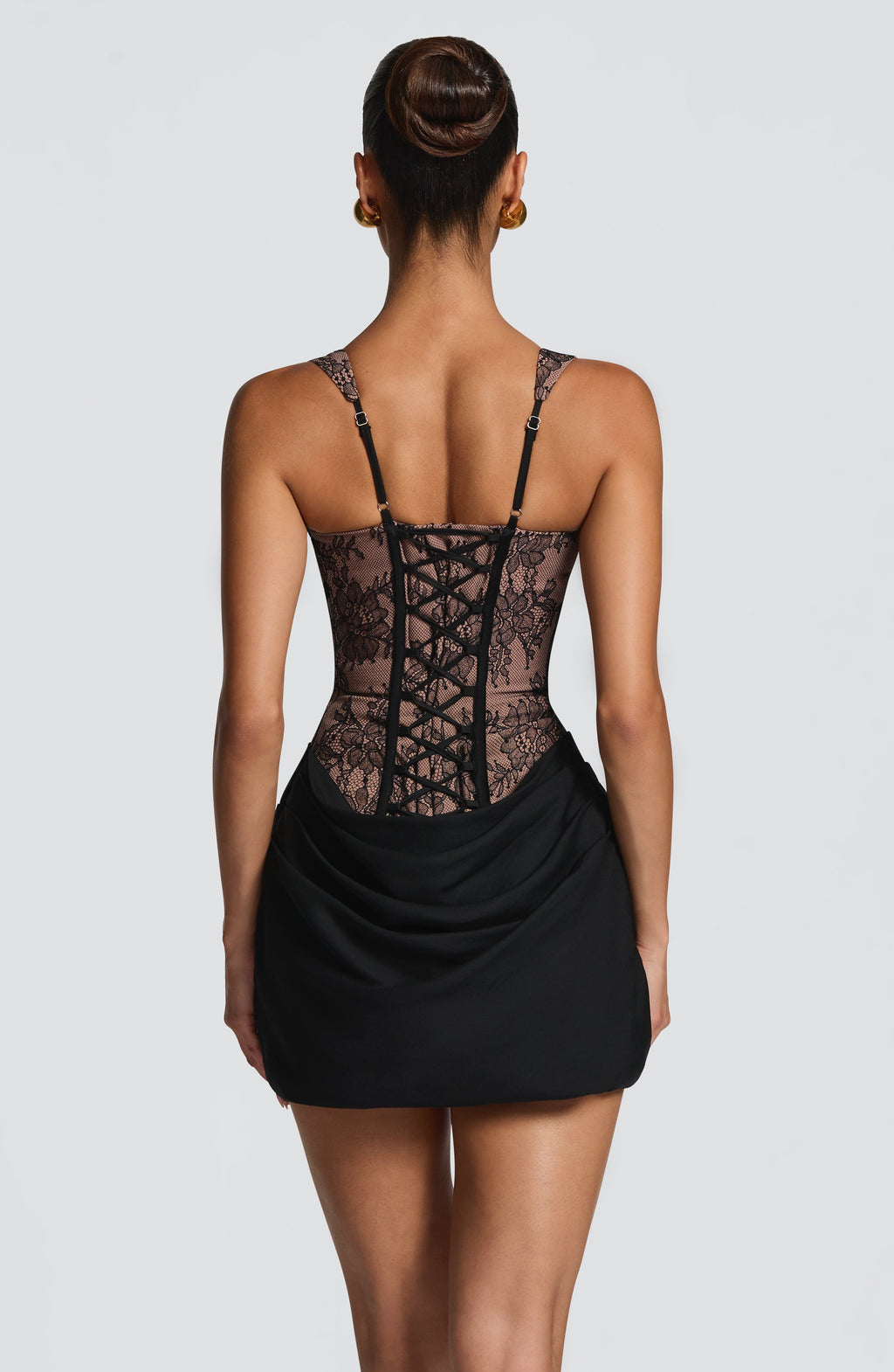 Cornelia Mini Dress - Black Lace Cornelia Mini Dress - Black Lace