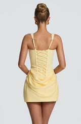 Cornelia Mini Dress - Lemon Dress Babyboo Fashion Premium Exclusive Design