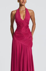 Cova Maxi Dress - Raspberry Dress Babyboo Fashion Premium Exclusive Design