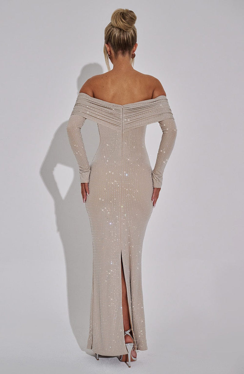 Cyprus Maxi Dress - Nude Babyboo Fashion Cyprus Maxi Dress - Nude Babyboo Fashion