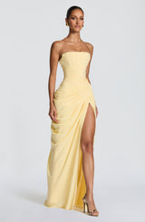Cyra Maxi Dress - Lemon Dress Babyboo Fashion Premium Exclusive Design