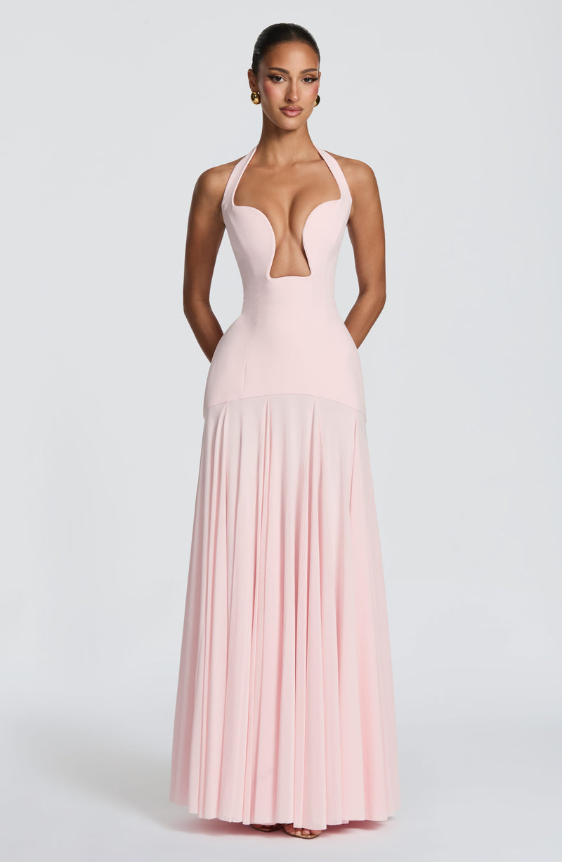 big boobs maxi dress Buy Blush Ivory Gold Appliques Wedding BFCM25-AU Color:Sky Blue / Ivory