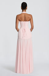 Cyrene Maxi Dress - Blush Dress Babyboo Fashion Premium Exclusive Design